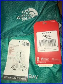 NWT The North Face Women's Banchee 65 Backpack Pool Green Frame New Hiking $239