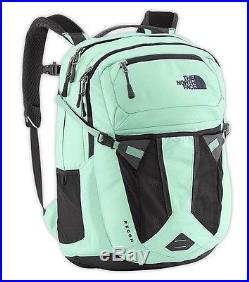 NWT The North Face Women's Recon Backpack. (Surf Green/Asphalt Grey)
