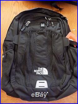 NWT The North Face Women's Recon Laptop Backpack Book Bag TNF BLACK 15 LAPTOP