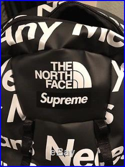 New 15 Supreme X North Face By Any Means Backpack BLACK ONLY BOX LOGO CDG TNF