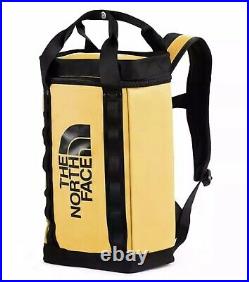 New Mens The North Face EXPLORE FUSEBOX BACKPACK S -SUMMIT GOLD/TNF BLACK