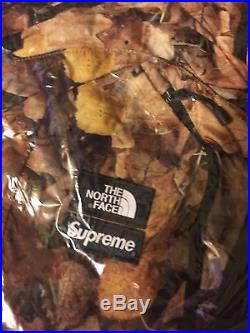 New Supreme x The North Face Pocono Backpack FW16 Leaves BRAND NEW