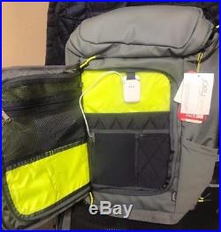 New THE NORTH FACE FUSE BOX CHARGED Backpack 25L With Battery Charger FUSE GREY