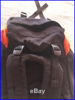 New The North Face 55L BackPack Black Orange Adult small or medium youth ladies