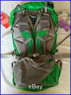 New The North Face Casimir 36 Womens S-M Green Ultralight Backpack Hiking Pack