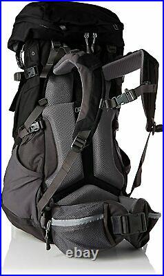 New The North Face Terra 50 Tfn Black /asphalt Grey Unisex Outdoor Backpack L/xl