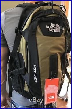 New With Tags The North Face Hot Shot Backpack Laptop Approved Bag Green