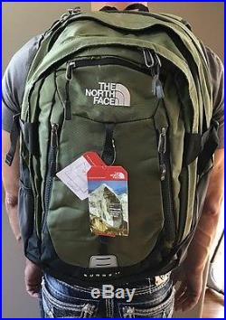 New With Tags The North Face Surge 2 Backpack Laptop Approved Green