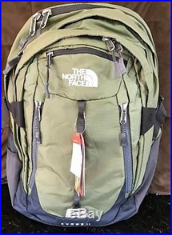 New With Tags The North Face Surge 2 Backpack Laptop Approved Green