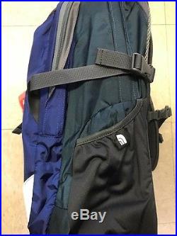 New With Tags The North Face Surge Backpack Laptop Approved Bag Navy/Green/Grey