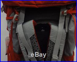 North Face Banchee 50 Backpack 50 Liters A1P8 Red Clay/Zion Orange Small/Medium
