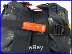 North Face Base Camp Duffel Bag/Backpack CWW1 Dark Navy Blue Night Lights Large
