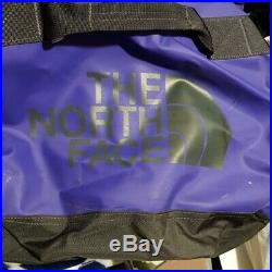 North Face Base Camp Duffle Backpack Large (95L) Purple & Black NWOT