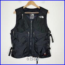 North Face Black Summit Series Powder Guide Technical Snow Ski Backpack Vest M