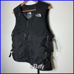 North Face Black Summit Series Powder Guide Technical Snow Ski Backpack Vest M