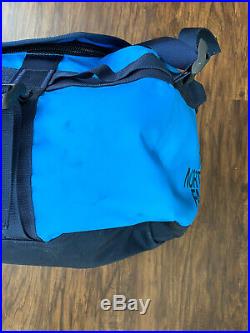 North Face Blue Duffle/backpack Medium Used