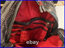 North Face Borealis Se Houndstooth Black White Red Silver Backpack Limited