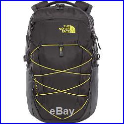 North Face Borealis Unisex Rucksack Hiking Asphaltgry/sulphrsprnggrn One Size