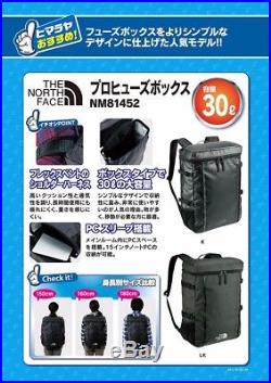 North Face Pro Fuse Box Base Camp backpack NM81452 LK Black NWT Japan Import
