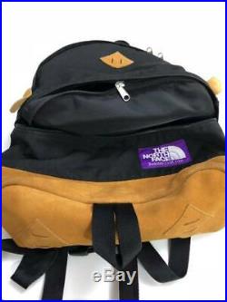 North Face Purple Label Black Backpack Vintage Style