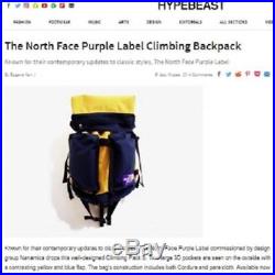 North Face Purple Label Climbing Backpack Pack Supreme Topo Design