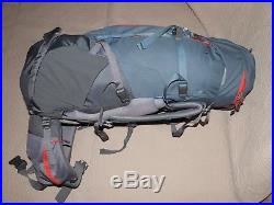 North Face Terra 65 L/XL Pack Blue / Red + FREE Rain Cover