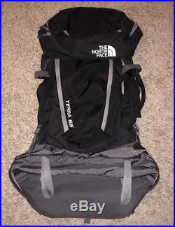 North Face Terra 65 M/L Internal Frame Backpacking Pack Black NEW Without Tag