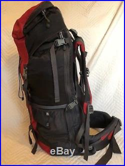 North Face Terra 65L Hiking Backpack Red Medium