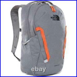 North Face Vault Backpack Mens Womens Grey Rucksack Laptop Work School Bag