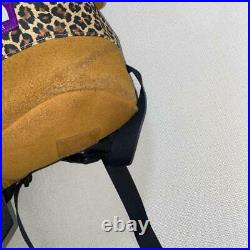 North Face purple label leopard print leopard backpack