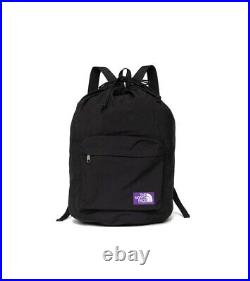 North face nanamica purple label cordura ripstop knapsack backpack black