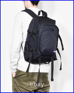 North face nanamica purple label japan version nylon backpack black