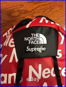 Northface x Supreme By Any Means Necessary Backpack Malcolm X