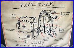 Purple Label North Face Rare Collector Vintage Ruck Sack Backpack Camping Hike