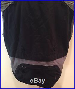 RARE Mens The NORTH FACE Steep Tech Snow Ski Carry Backpack Zip Hooded Vest Sz L