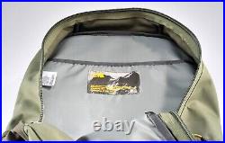 RARE Mountain Dew (Jester)North Face Flap Backpack Embroidered Nylon Large Green