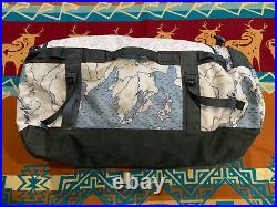 RARE The North Face Base Camp Large Duffel Backpack John Muir World Mountains