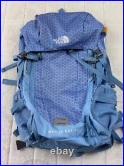 Rare North Face Middelday30 Backpack Mountain Climbing With Waterproof Case Men