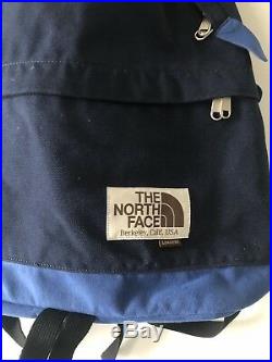 Rare North Face White Label Limited Teardrop Canvas Blue Backpack Bag Purple