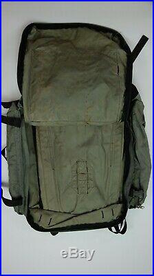 Rare Vintage THE NORTH FACE Spell Out Tactical Hiking Hard Backpack 80s 90s USA
