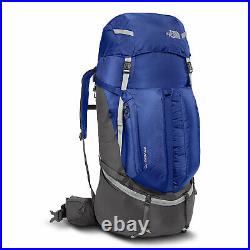 S/M The North Face TNF Fovero 70 Climbing Travel Backpacking 70L Backpack Blue