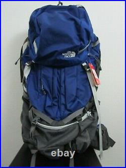 S/M The North Face TNF Fovero 70 Climbing Travel Backpacking 70L Backpack Blue