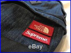 SS15 Supreme x The North Face Day Pack Gore Tex Windstopper Denim Backpack