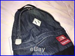 SS15 Supreme x The North Face Day Pack Gore Tex Windstopper Denim Backpack