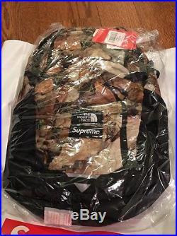 Supreme Leaf Camo Backpack Poncho Backpack Bag Tnf The North Face Fw 2016 Ds New
