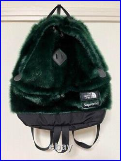 SUPREME × THE NORTH FACE Fur Backpack Night Green 20L