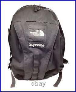 SUPREME x THE NORTH FACE Expedition Backpack Black Betonam NF0A3SE6 Auth/69