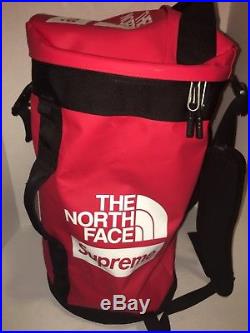 SUPREME x THE NORTH FACE TNF EXPEDITION BIG HAUL BAG SS17 RED IN HAND FAST SHIP