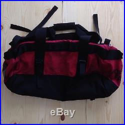 SUPREME x THE NORTH FACE WAXED BRITISH MILLERAIN BASECAMP DUFFLE BAG TNF RED
