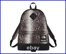 SUPREME x The North Face Lightweight Day Pack Snakeskin Black DS NEW S/S 2018